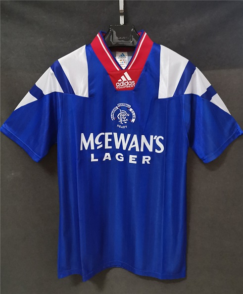AAA Quality Rangers 92/94 Home Soccer Jersey